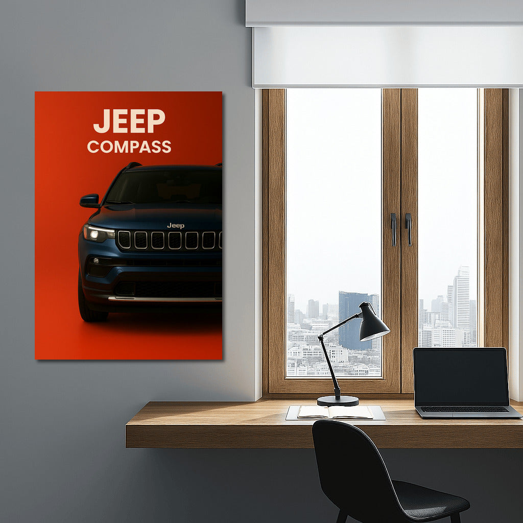 Jeep Compass: Modern Power on the Wall