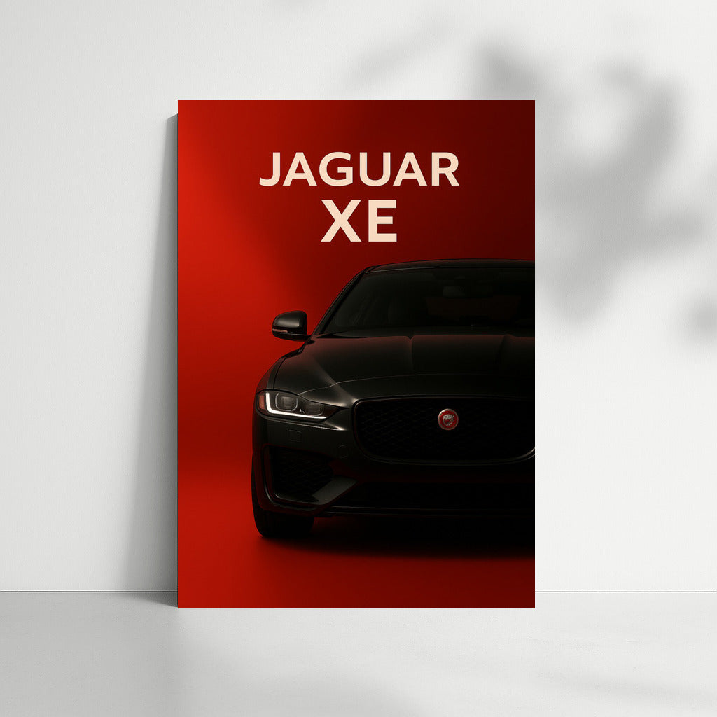 Jaguar XE: Dynamics and Elegance on Your Wall