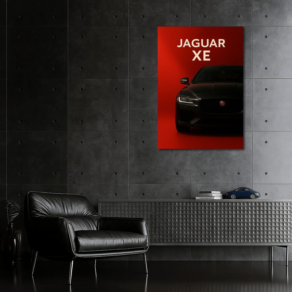 Jaguar XE: Dynamics and Elegance on Your Wall