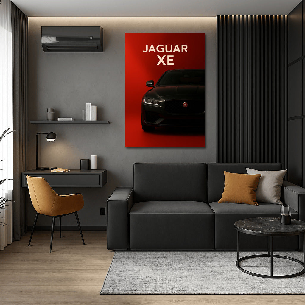 Jaguar XE: Dynamics and Elegance on Your Wall