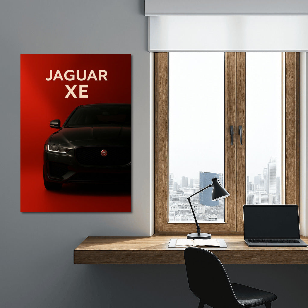 Jaguar XE: Dynamics and Elegance on Your Wall