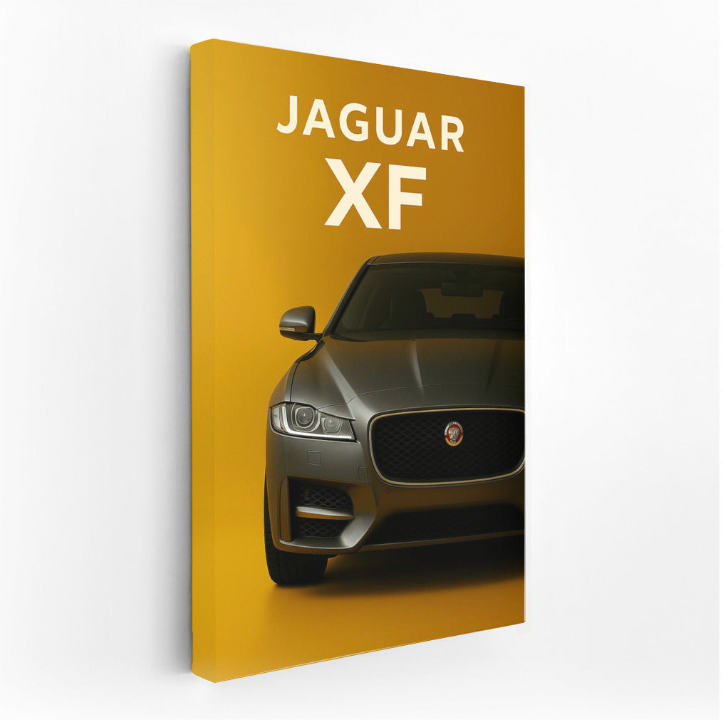 Jaguar XF: Elegance and Speed on a Bright Background