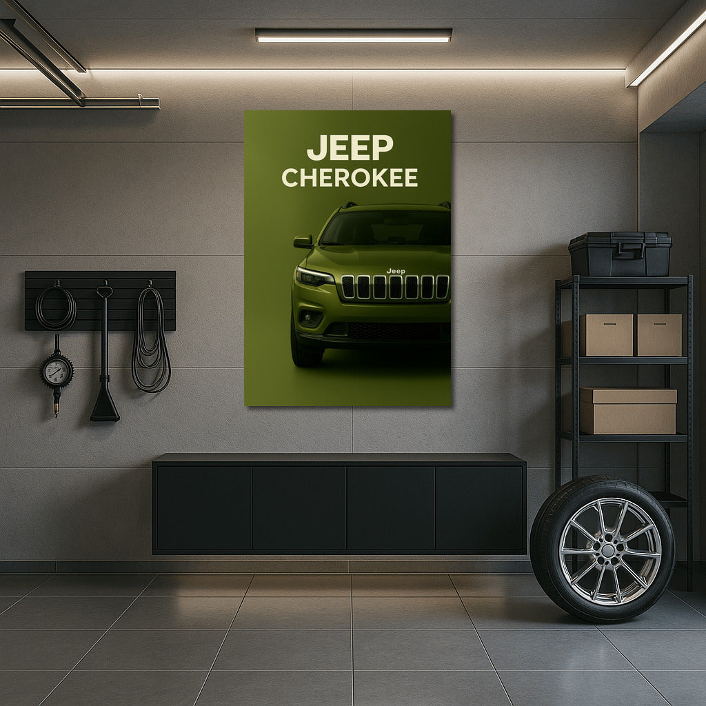 Jeep Cherokee: Power and Style on Your Wall