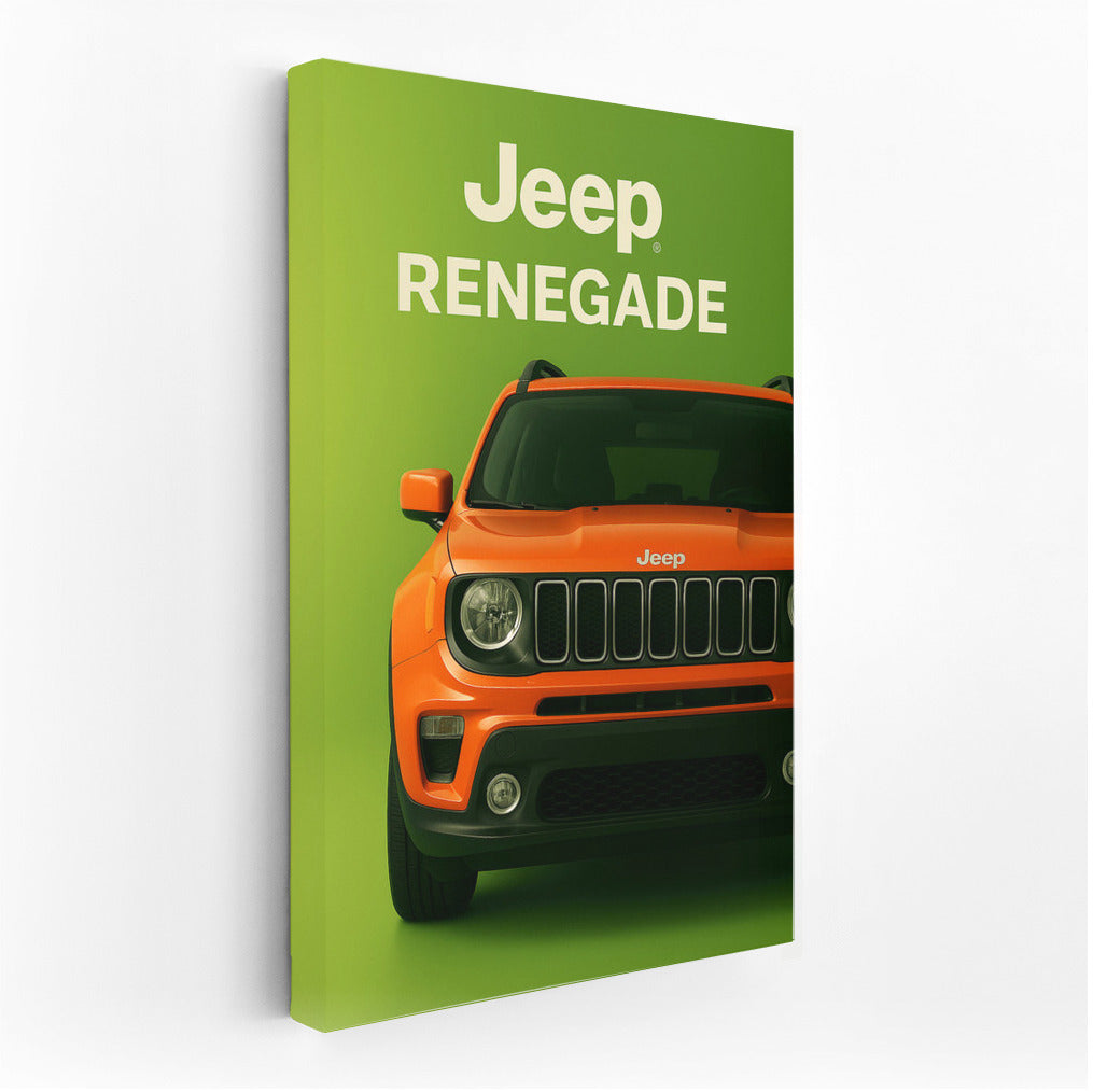 Bright Jeep Renegade: Dynamics and Style