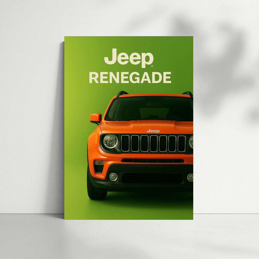 Bright Jeep Renegade: Dynamics and Style