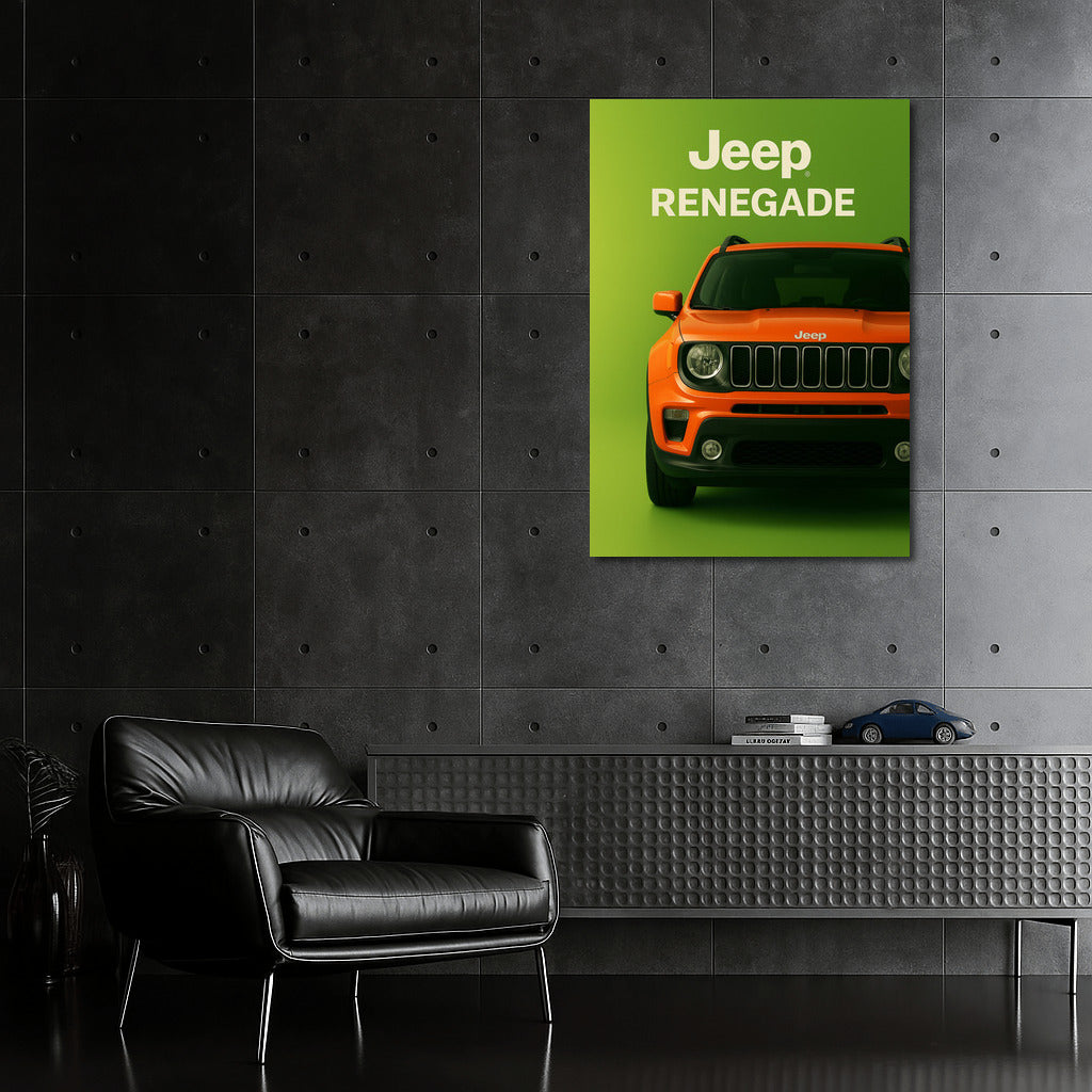 Bright Jeep Renegade: Dynamics and Style