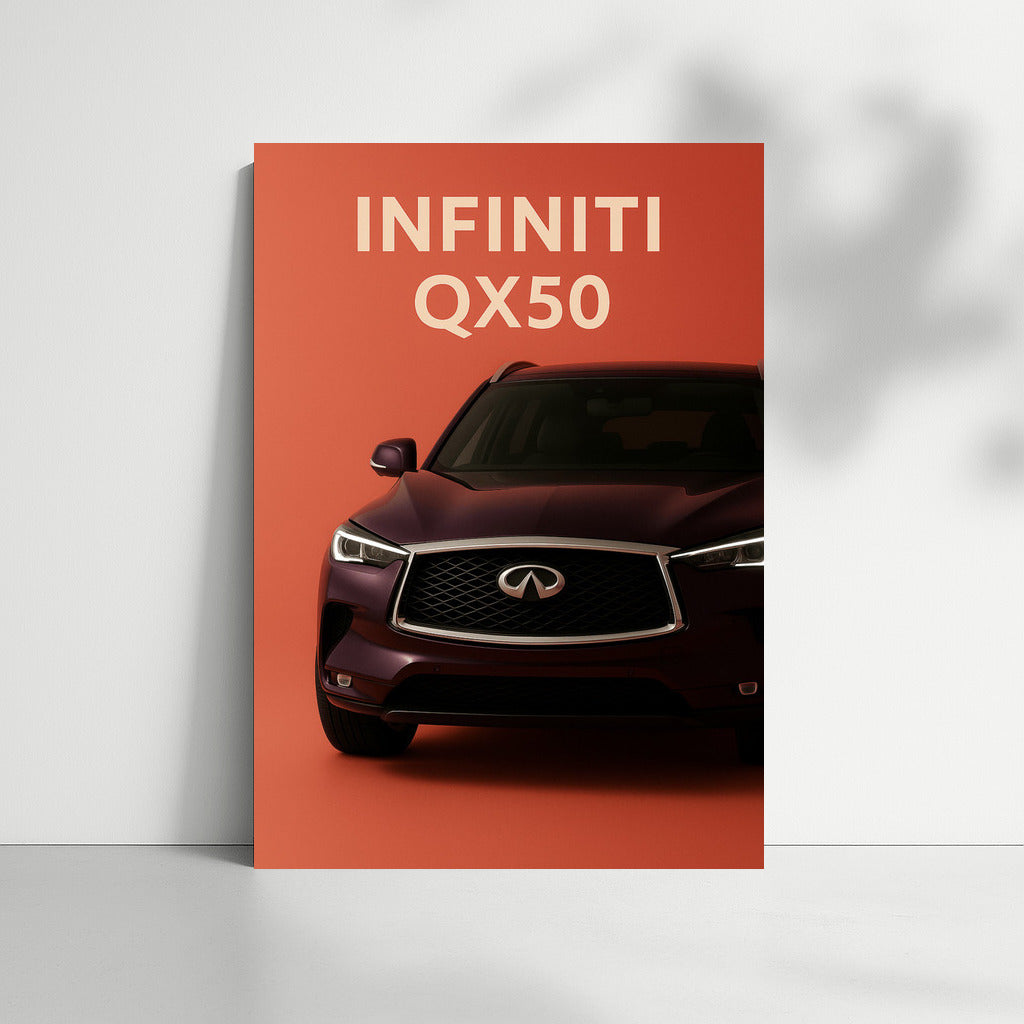 Elegance and Dynamics: Infiniti QX50 on Your Wall
