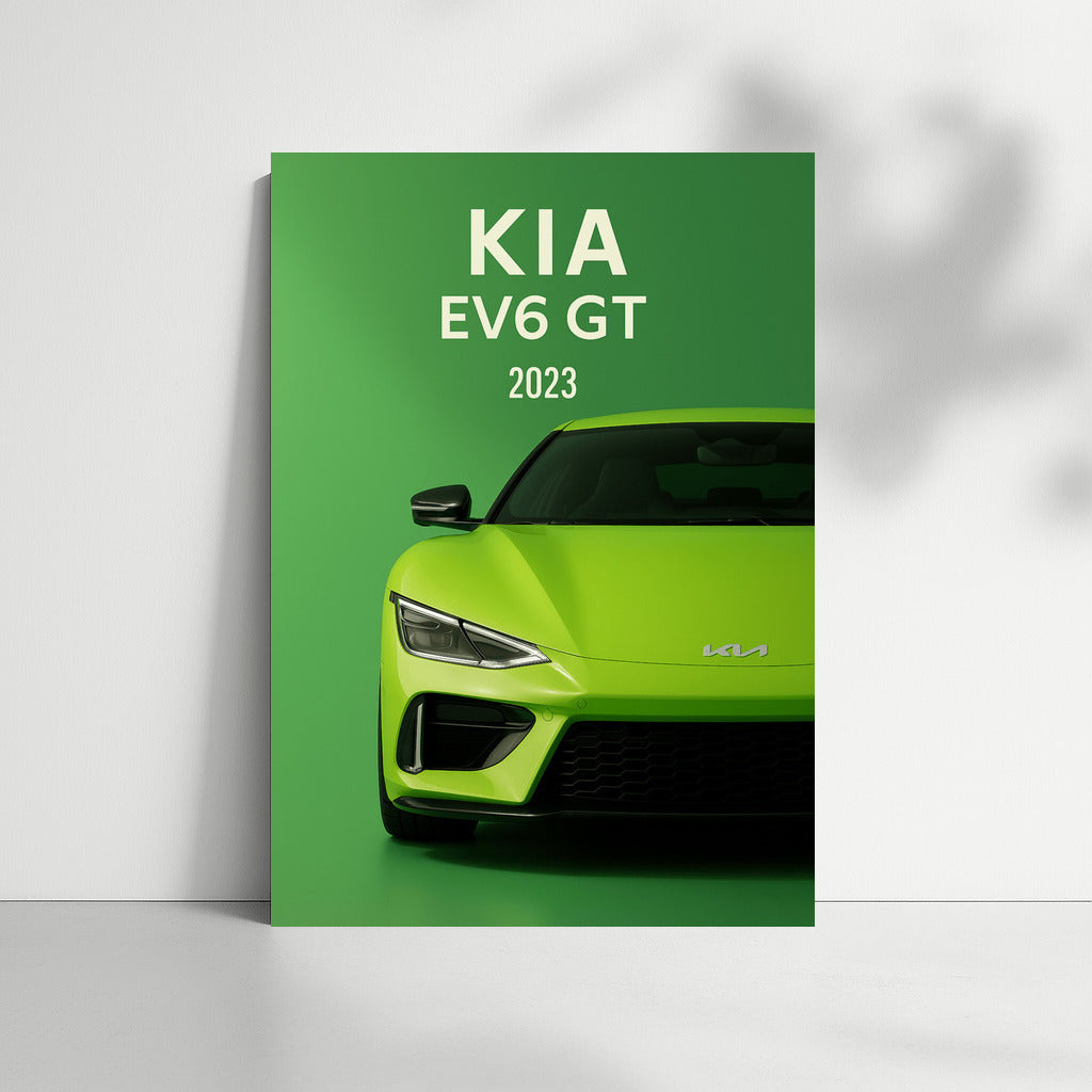 Kia EV6 GT 2023: Dynamics and Style on Your Wall