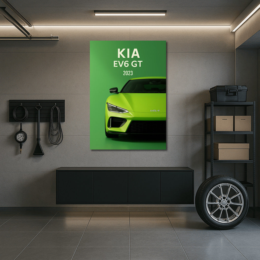 Kia EV6 GT 2023: Dynamics and Style on Your Wall