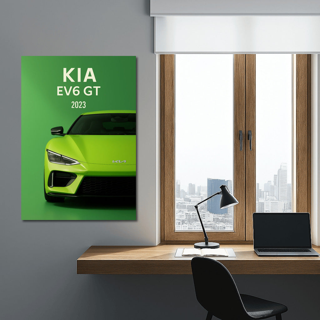 Kia EV6 GT 2023: Dynamics and Style on Your Wall