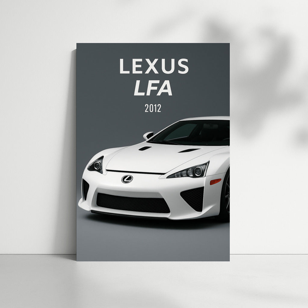 High-Speed Elegance: 2012 Lexus LFA in a Modern Interior