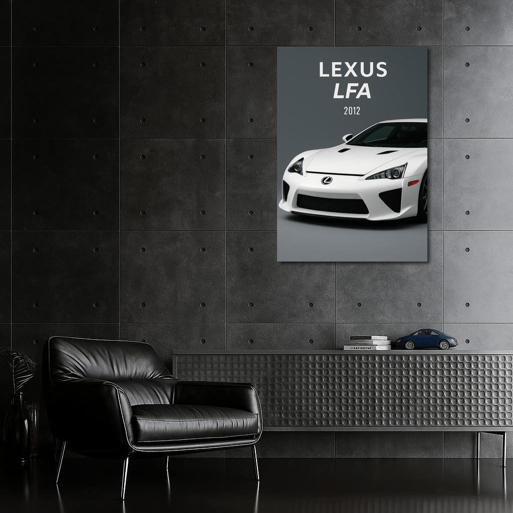 High-Speed Elegance: 2012 Lexus LFA in a Modern Interior