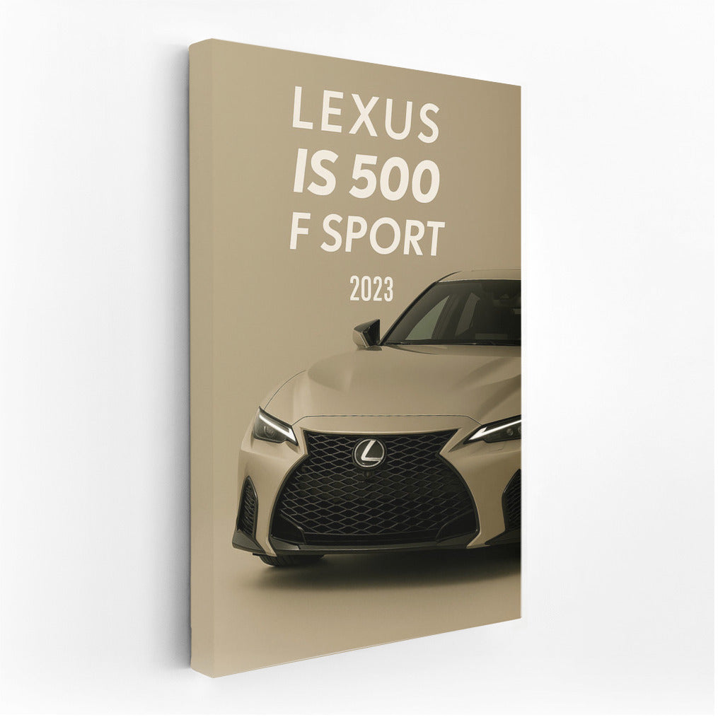 Power and Style: Lexus IS500 F Sport on the Wall