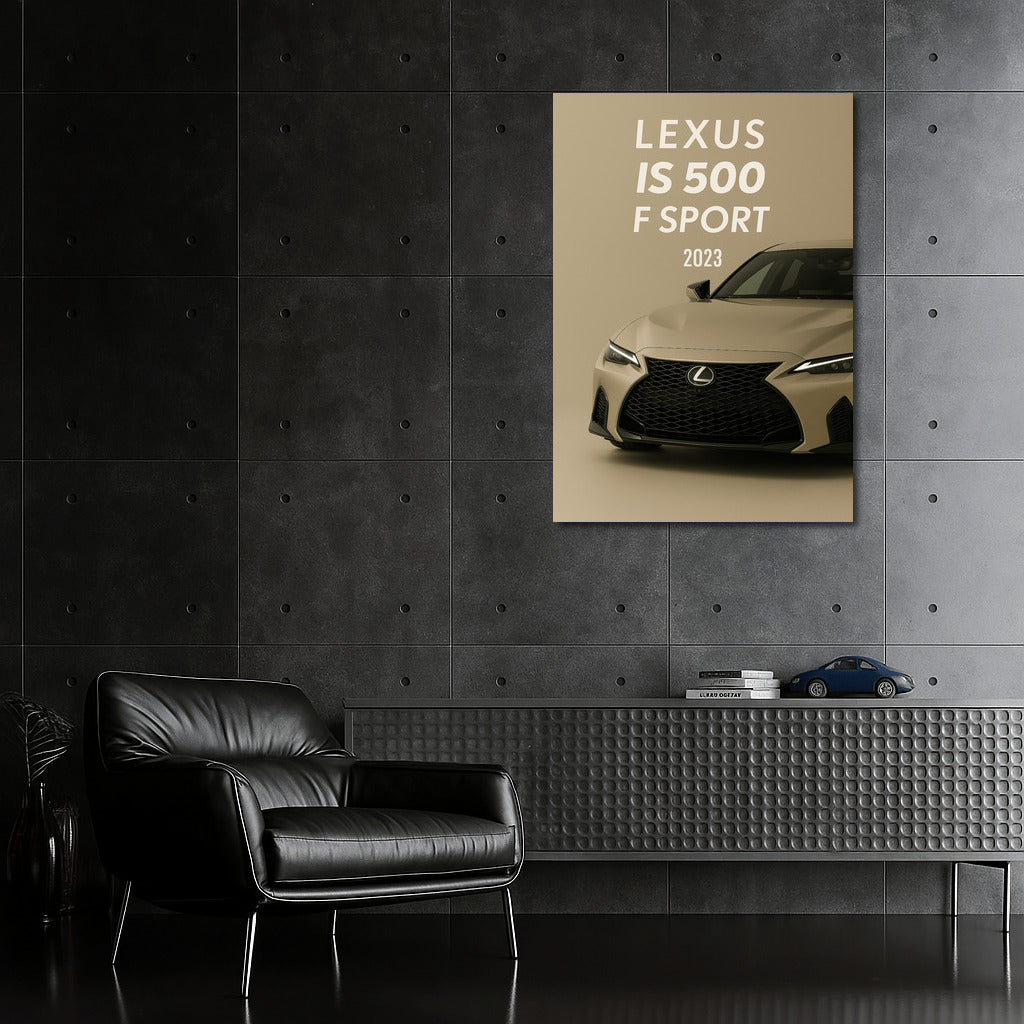Power and Style: Lexus IS500 F Sport on the Wall
