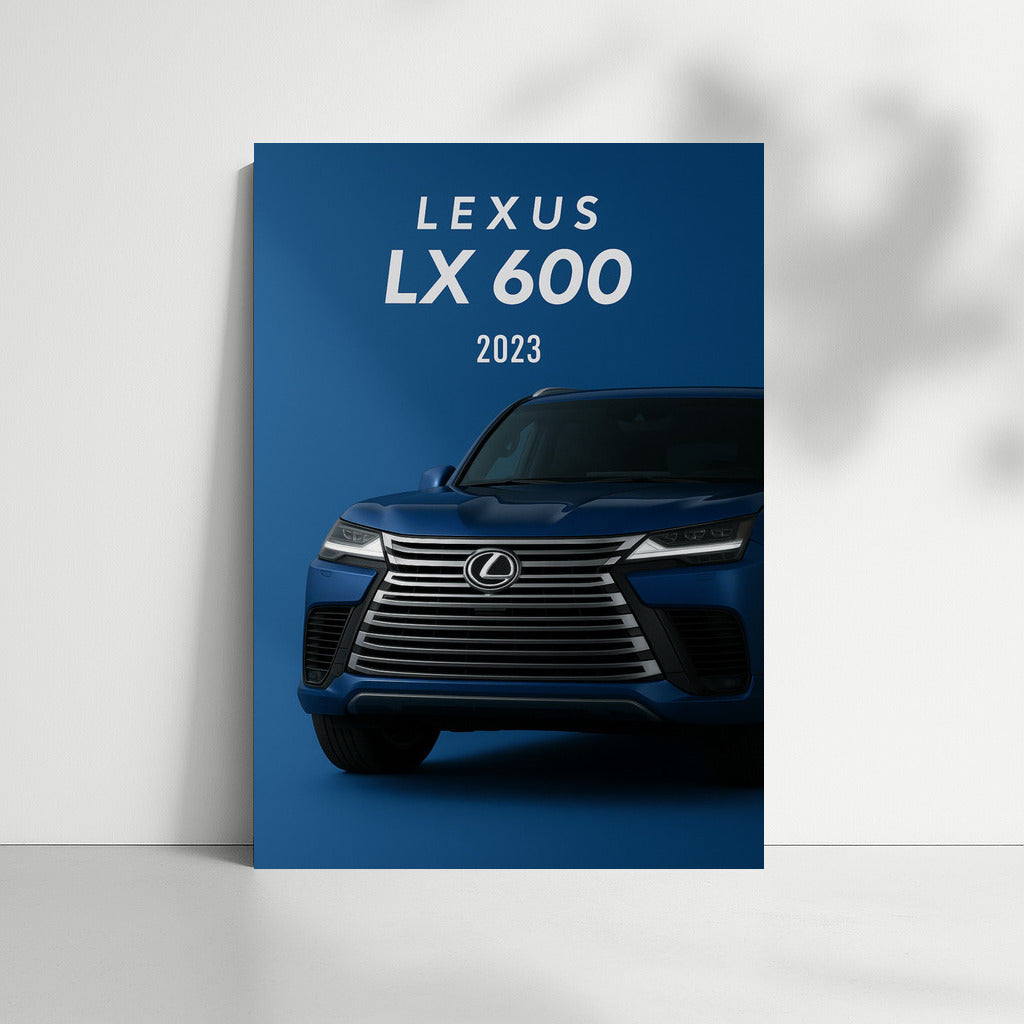 Lexus LX600: Luxury and Speed on Your Wall