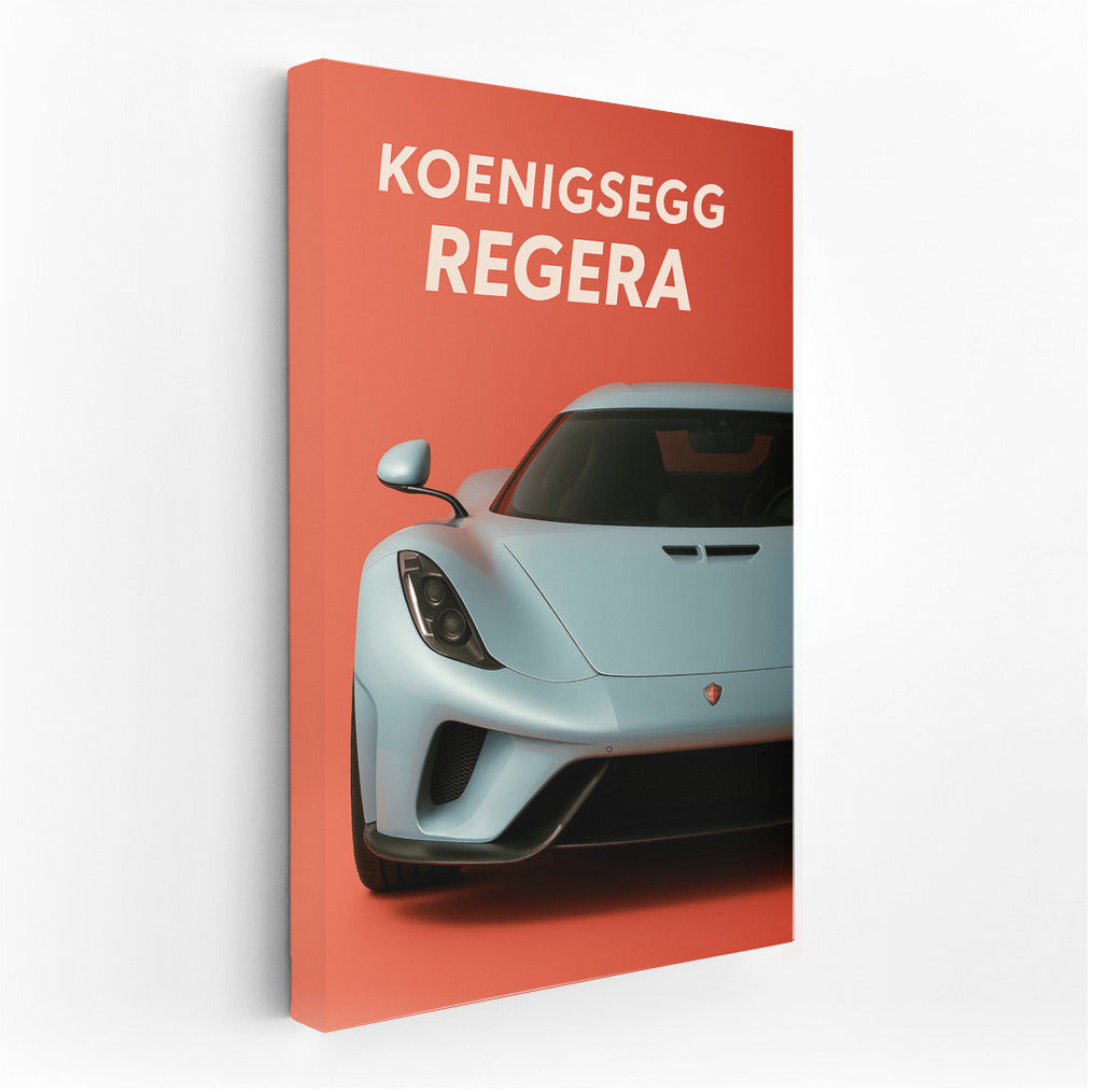 Koenigsegg Regera: Dynamics and Style on Your Wall
