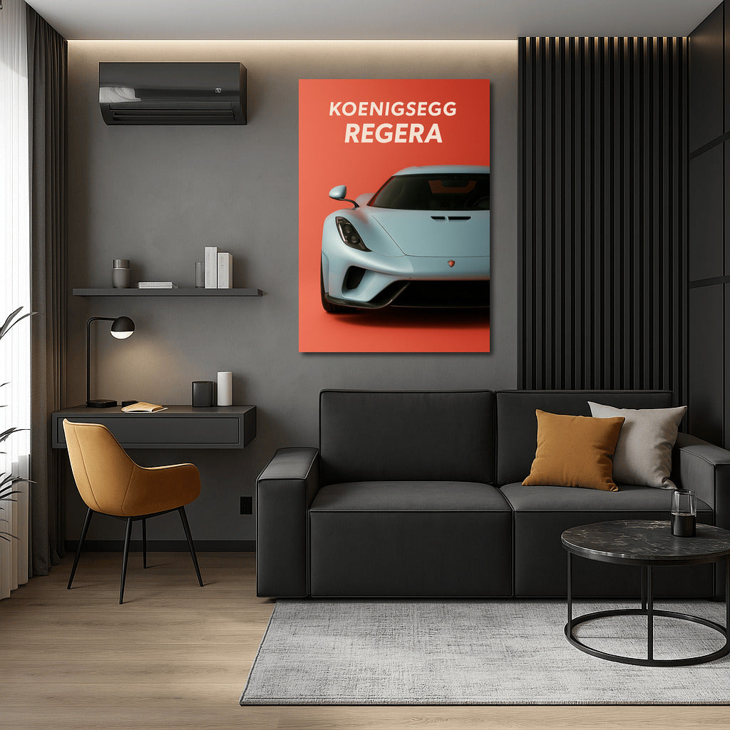 Koenigsegg Regera: Dynamics and Style on Your Wall