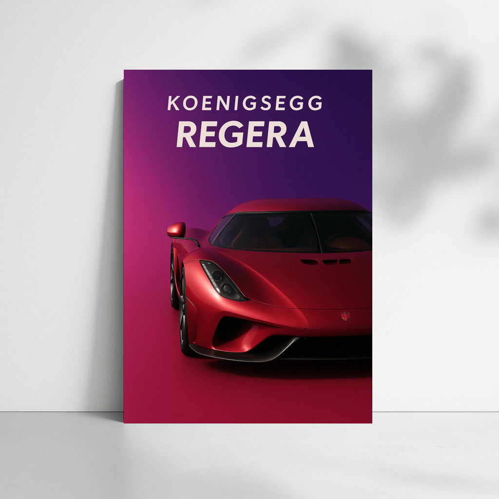 Koenigsegg Regera Red: Elegant Power in Red