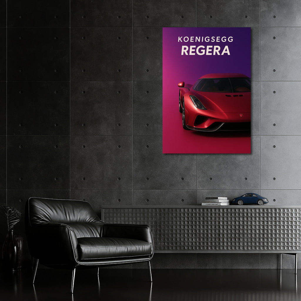 Koenigsegg Regera Red: Elegant Power in Red