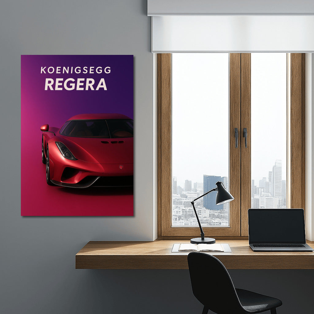 Koenigsegg Regera Red: Elegant Power in Red