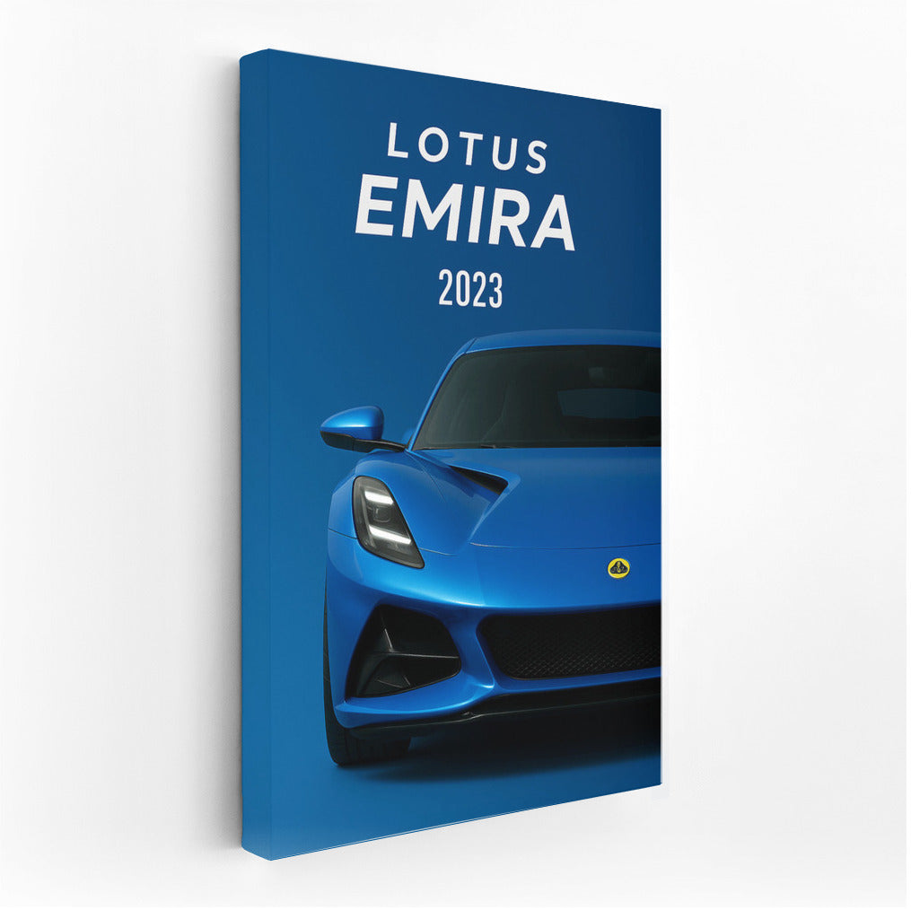 Lotus Emira: Elegance and Speed on the Wall