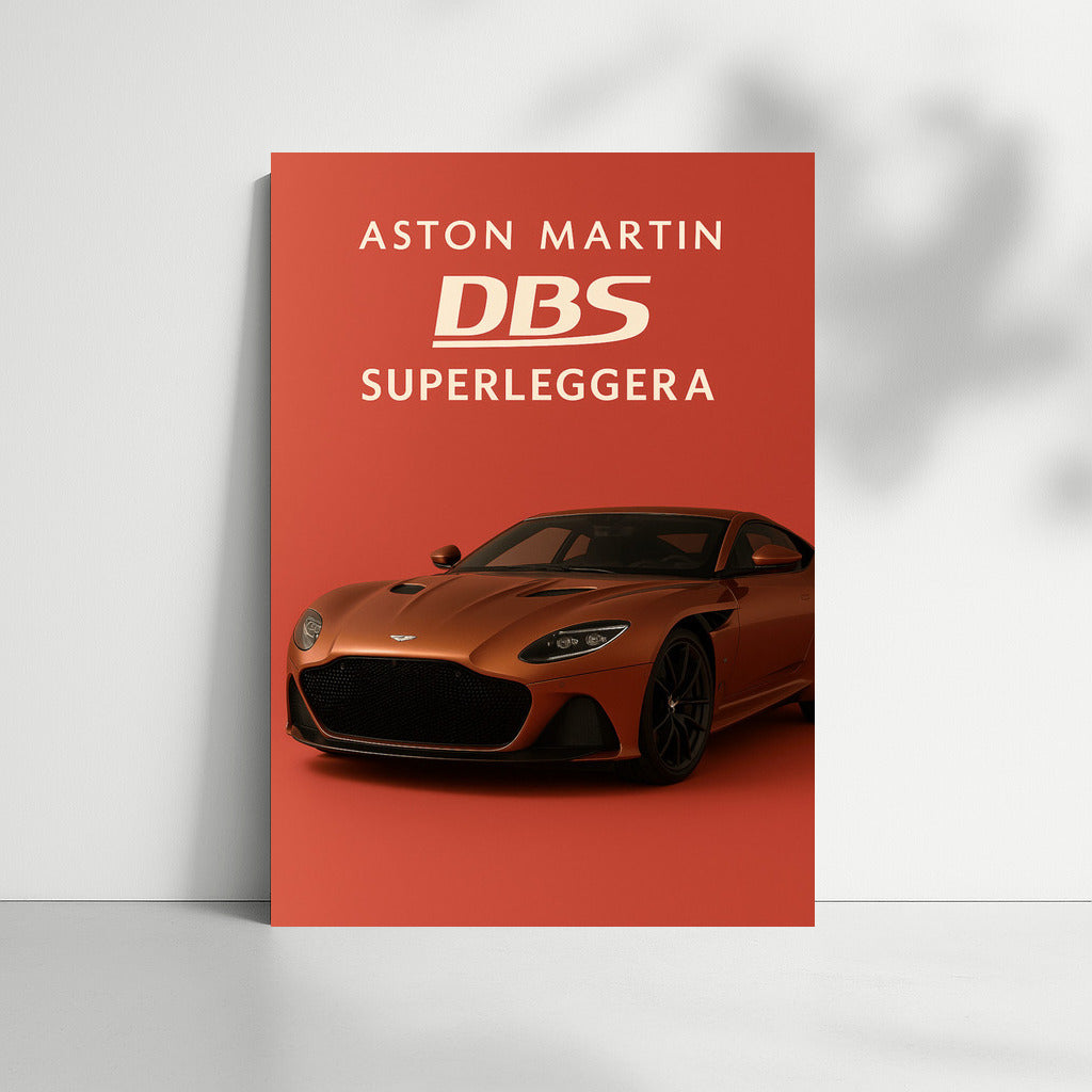 Aston Martin DBS Superleggera: Elegance and Power on Your Wall