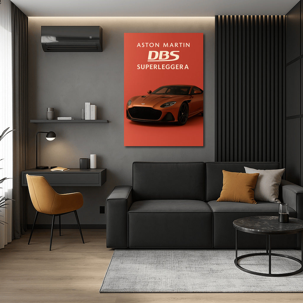 Aston Martin DBS Superleggera: Elegance and Power on Your Wall