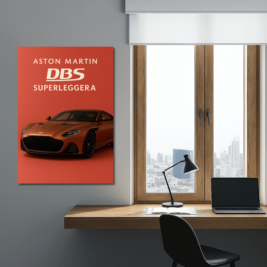 Aston Martin DBS Superleggera: Elegance and Power on Your Wall