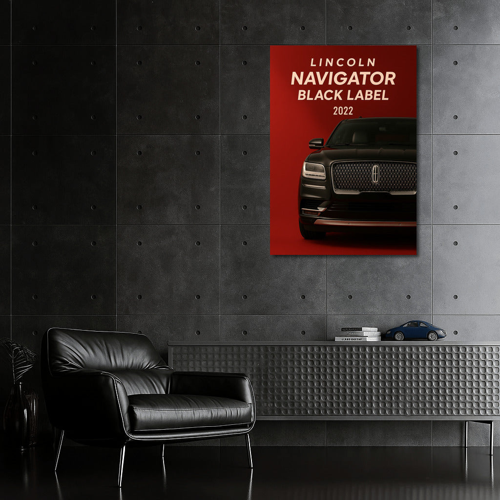 Lincoln Navigator Black Label 2022: Luxury and Power on Your Wall