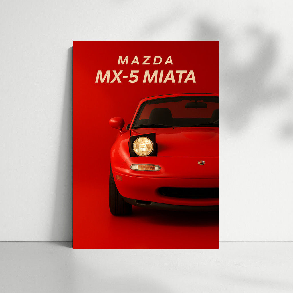 Legend on the Wall: Mazda MX-5 Miata NA in Art