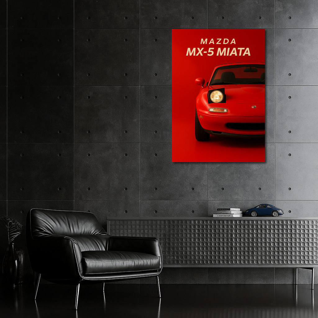 Legend on the Wall: Mazda MX-5 Miata NA in Art