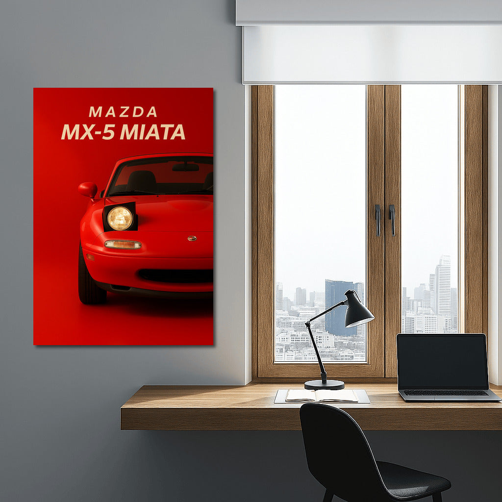 Legend on the Wall: Mazda MX-5 Miata NA in Art