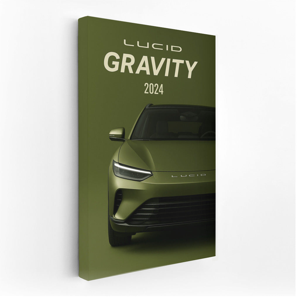 Lucid Gravity 2024: Elegance and Speed on Your Wall