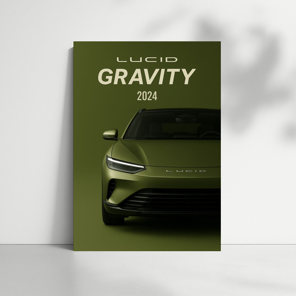 Lucid Gravity 2024: Elegance and Speed on Your Wall