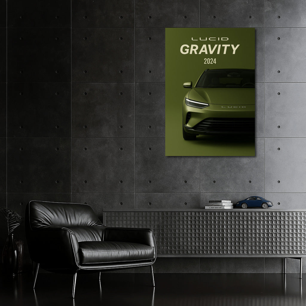 Lucid Gravity 2024: Elegance and Speed on Your Wall