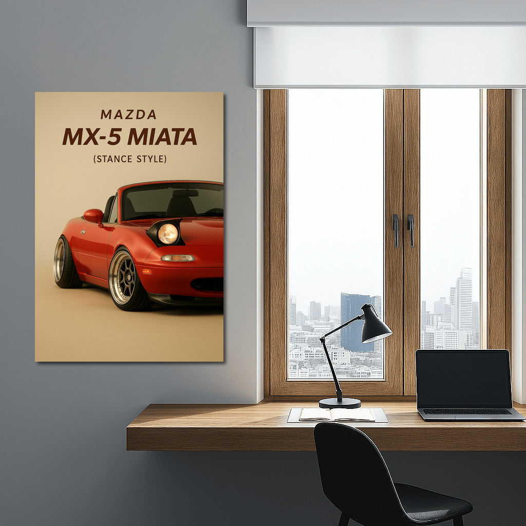 Speed Inspiration: Mazda MX-5 Miata NA in Stance Style