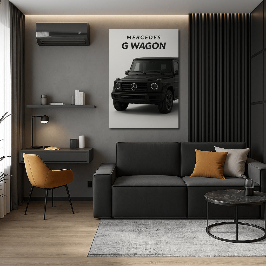 Mercedes G Wagon Matte Black: Power and Elegance on the Wall