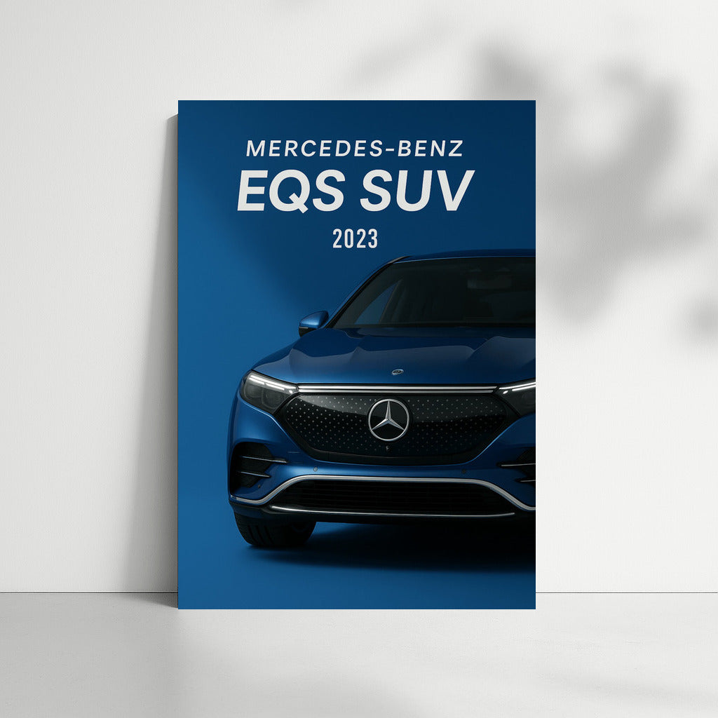 Mercedes Benz EQS SUV: Elegance and Modernity on Your Wall