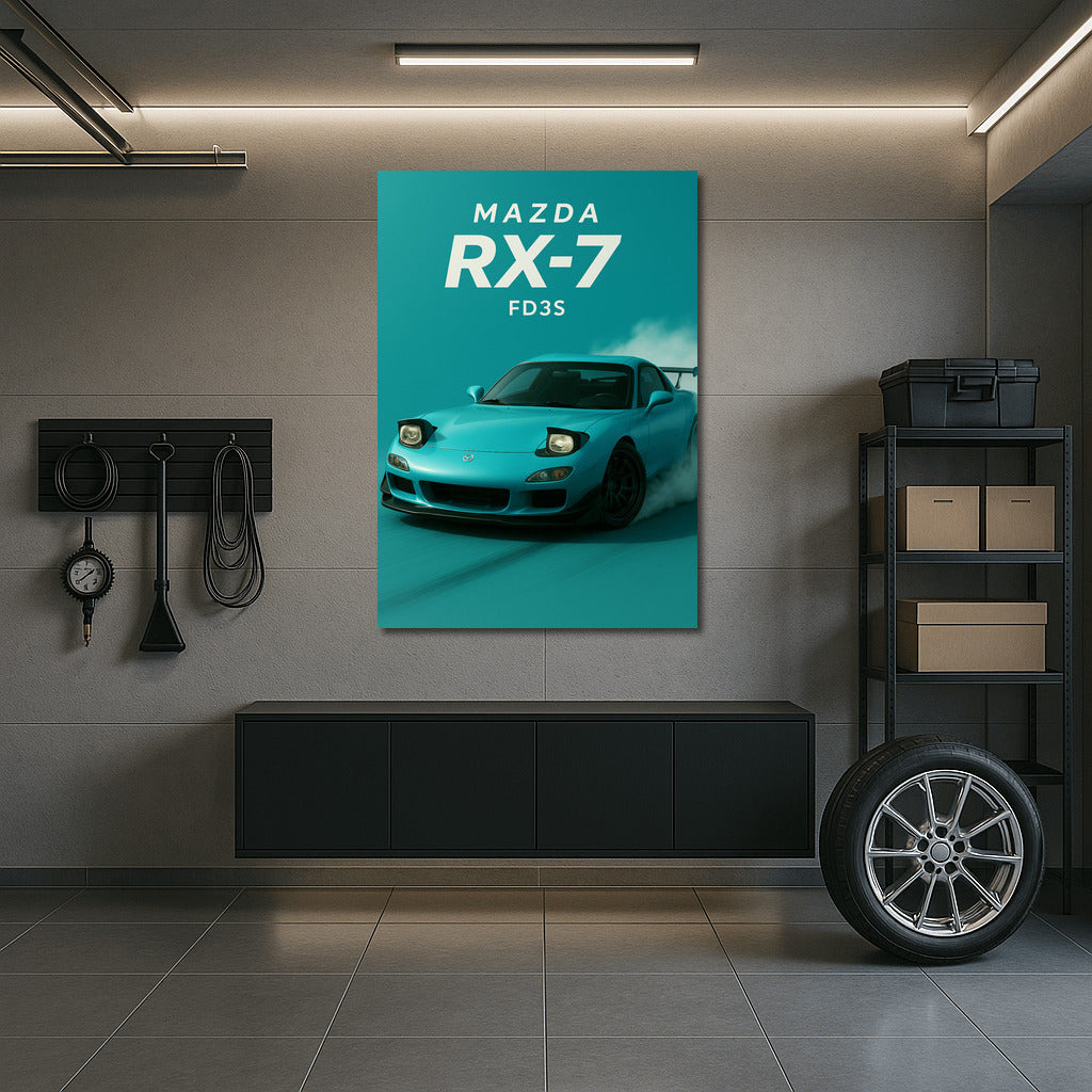 Drift Legend: Mazda RX-7 FD3S in Motion