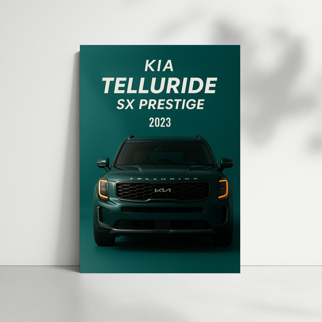 Kia Telluride SX Prestige: Power and Elegance on Canvas