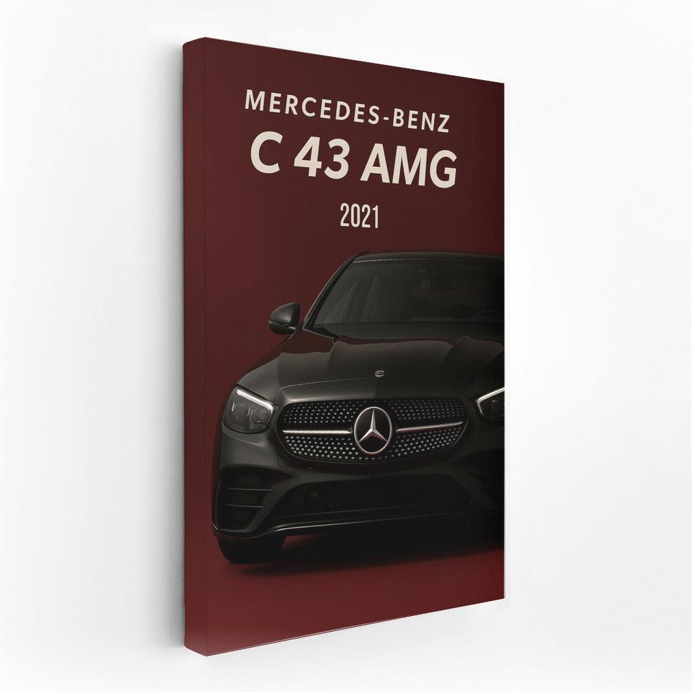 Power and Elegance: Mercedes Benz C43 AMG on Your Wall