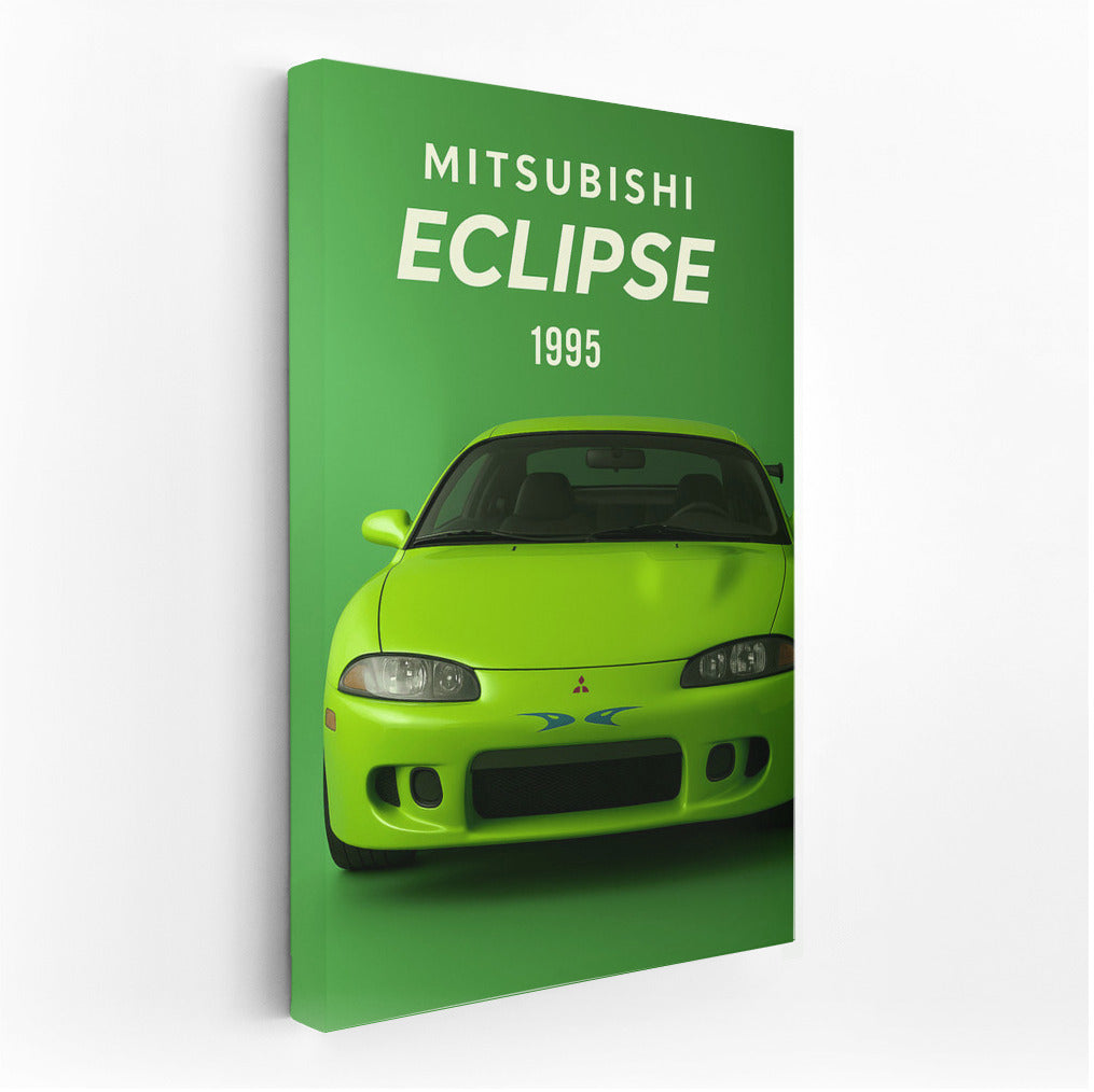 Mitsubishi Eclipse 1995: Speed Energy on Your Wall