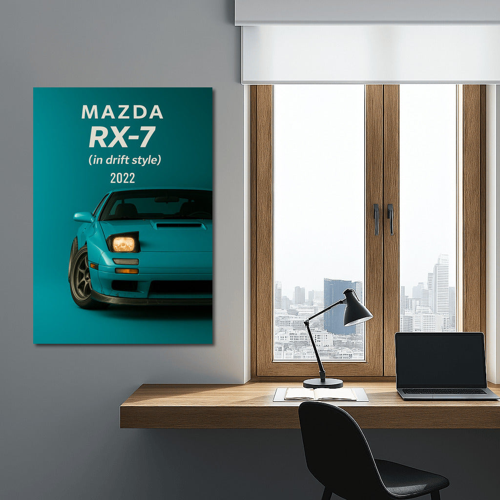 Drift Energy Mazda RX-7 FC3S: Speed in the Interior
