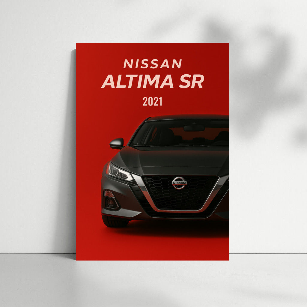 Nissan Altima SR: Elegant Dynamics on the Wall