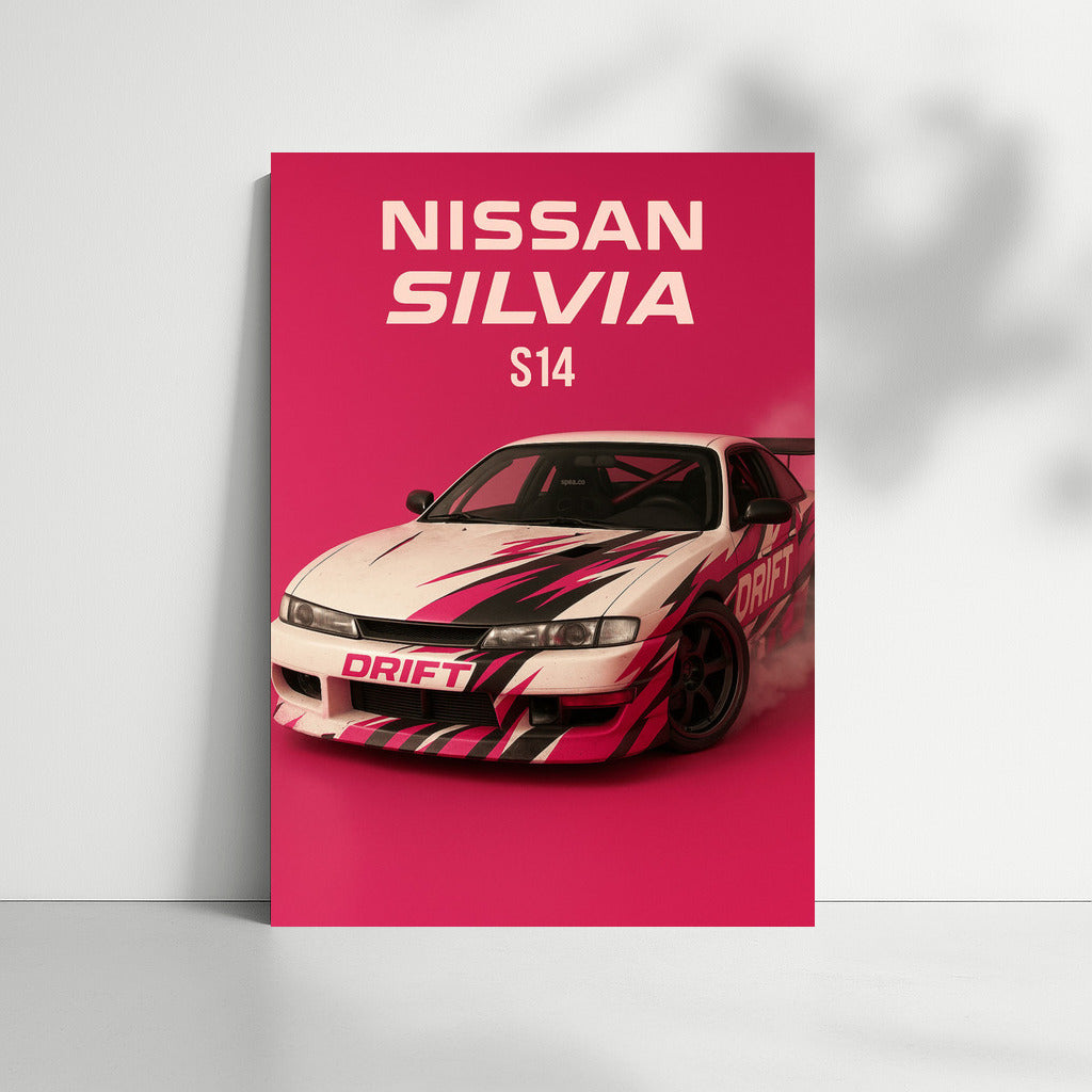 Drift Legend: Nissan Silvia S14 in a Whirlwind of Speed