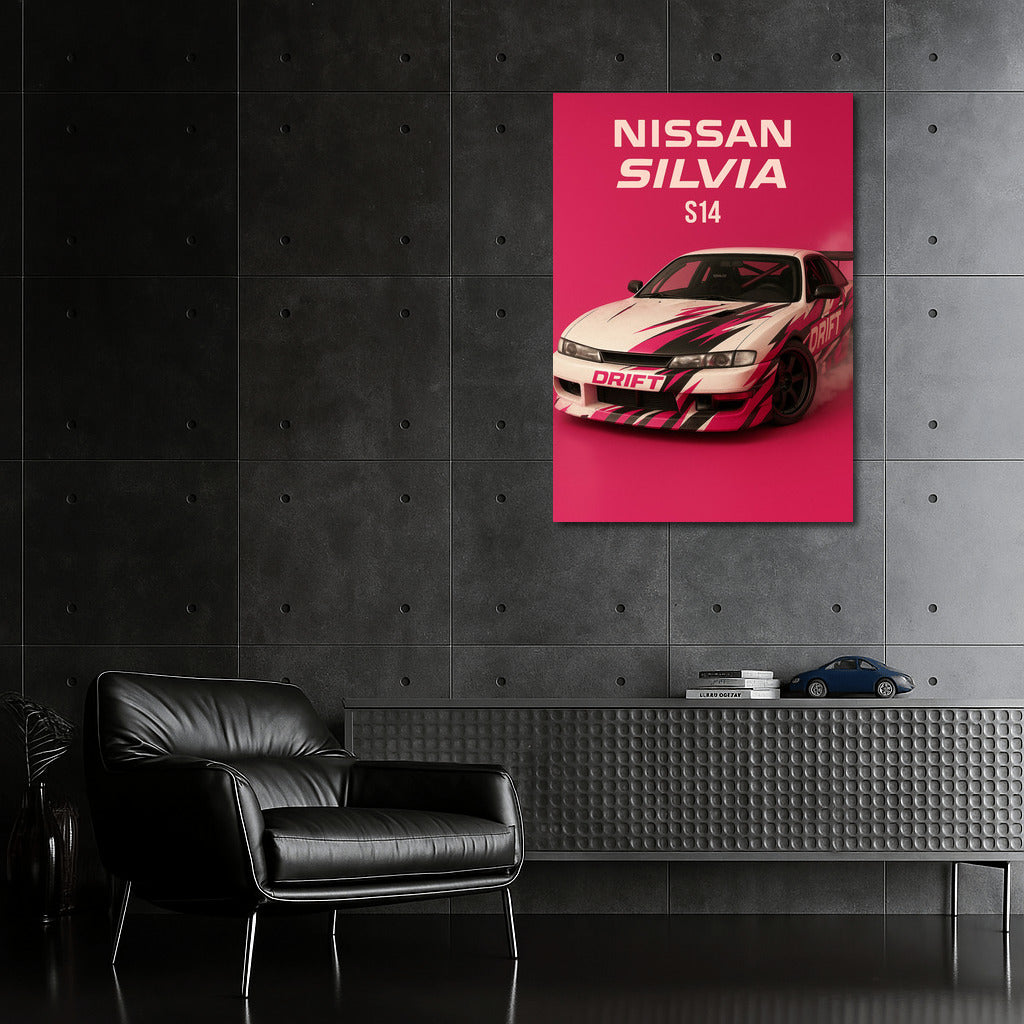 Drift Legend: Nissan Silvia S14 in a Whirlwind of Speed
