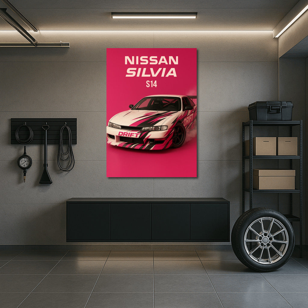 Drift Legend: Nissan Silvia S14 in a Whirlwind of Speed