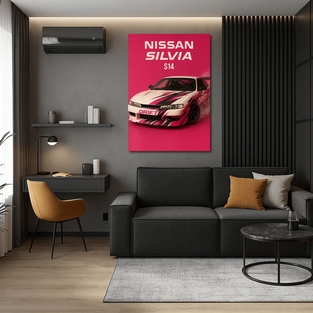Drift Legend: Nissan Silvia S14 in a Whirlwind of Speed
