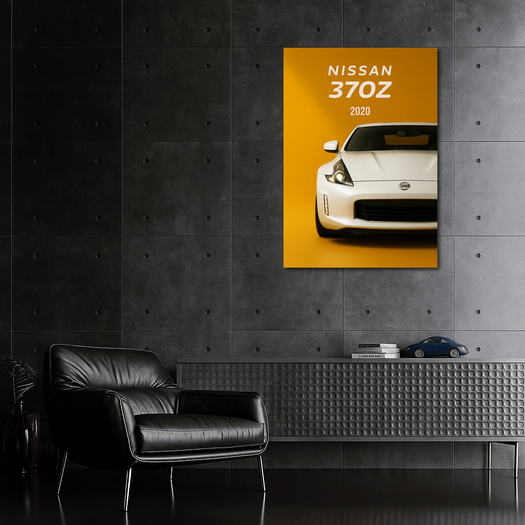 Legendary Nissan 370Z Z34: Dynamics and Style on Your Wall