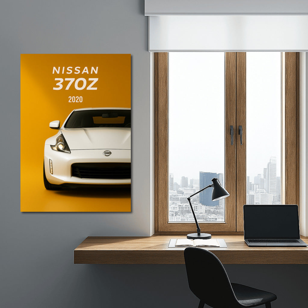 Legendary Nissan 370Z Z34: Dynamics and Style on Your Wall